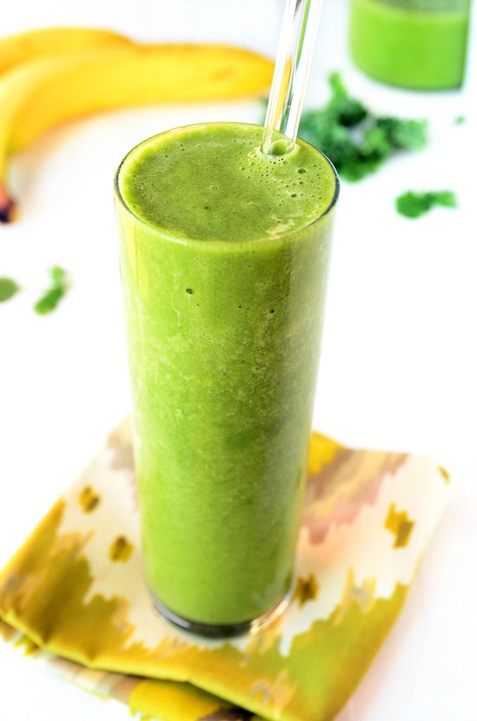 Fresh + Frothy Pineapple-Cilantro Smoothie