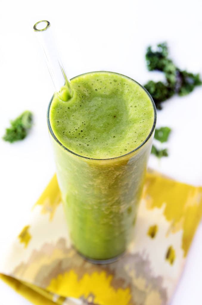 Fresh + Frothy Pineapple-Cilantro Smoothie