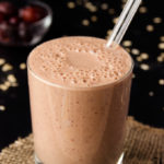 Cherry, Oat & Almond Butter Smoothie (vegan, gf)