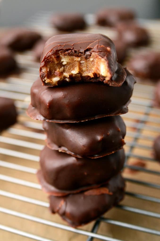 Chocolate-Covered Caramel Coconut Bars