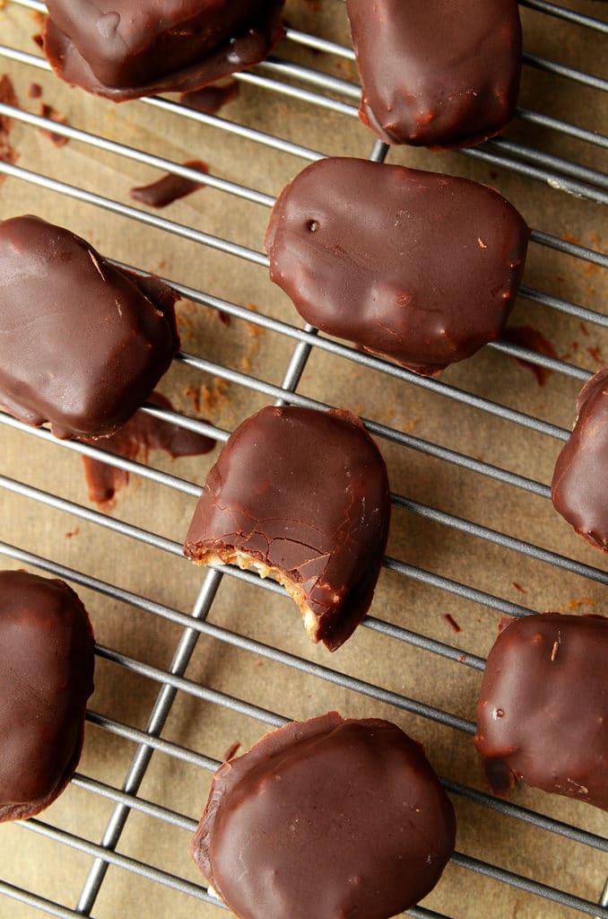 Chocolate-Covered Caramel Coconut Bars