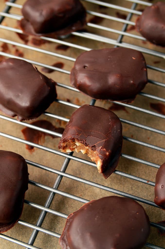 Chocolate-Covered Caramel Coconut Bars