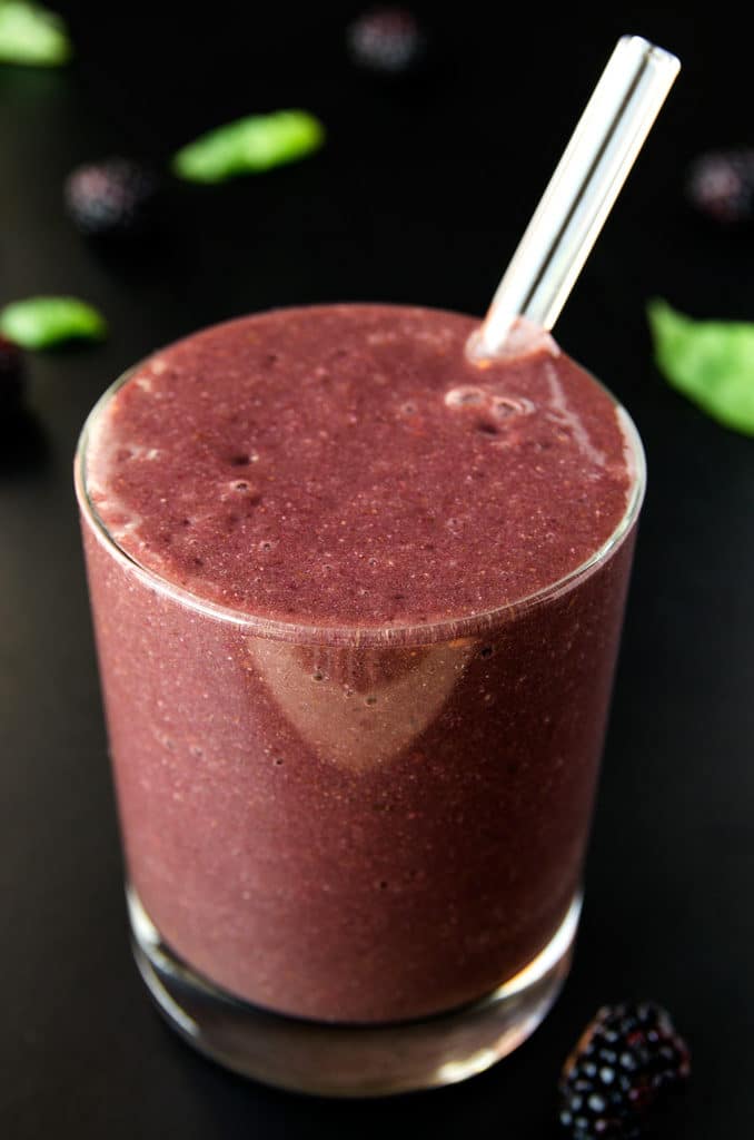 Blackberry, Basil & Chia Smoothie