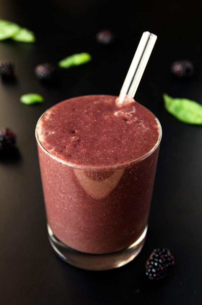 Blackberry, Basil & Chia Smoothie