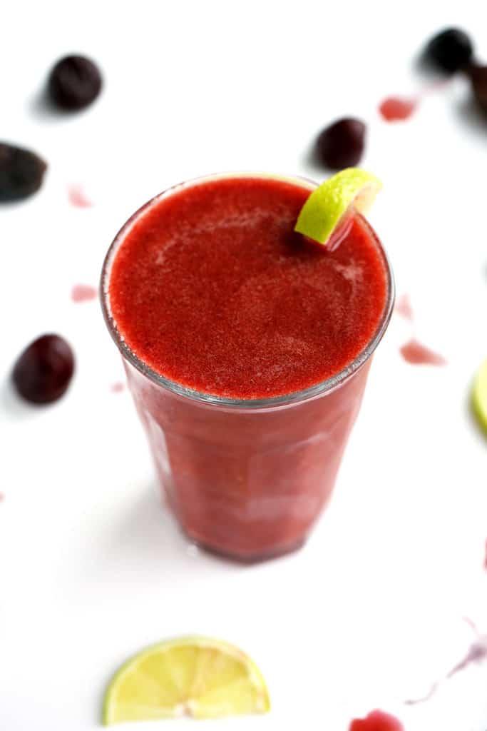 Refreshing Cherry-Lime Smoothie