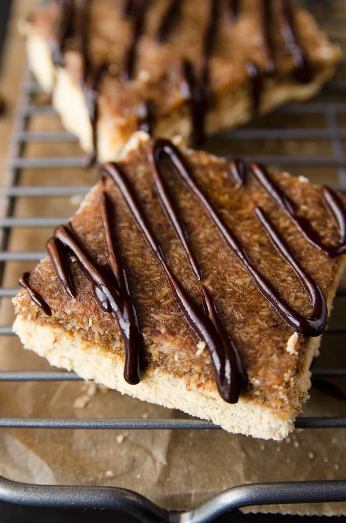 Samoa Bars (Vegan, Gluten-Free)