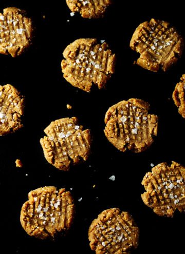 No-Bake Peanut Butter Cookies | vegan, gluten-free, grain-free, sugar-free