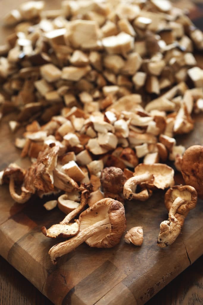 Shiitake and Oyster Mushroom Dumplings