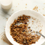 Dried Cherry, Sunflower Butter & Buckwheat Granola (Nut-Free, Gluten-Free, Vegan)