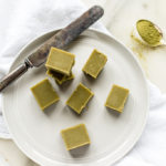 5-Ingredient Mint Matcha Superfood Fudge