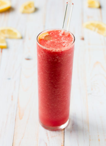 Strawberry-Watermelon Lemonade Smoothie