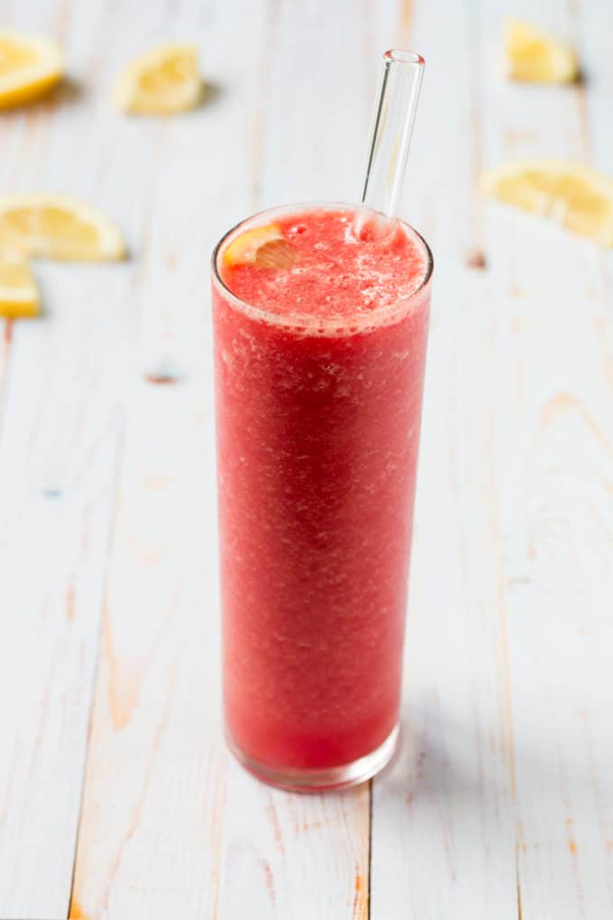 Strawberry-Watermelon Lemonade Smoothie