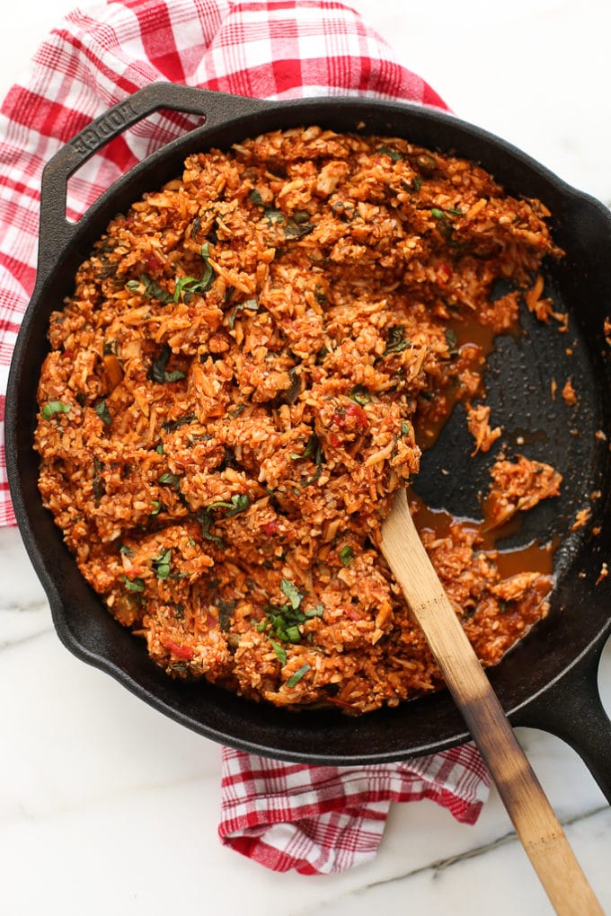 Vegan Italian-Style Cauliflower Rice