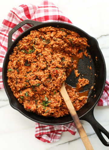 Vegan Italian-Style Cauliflower Rice