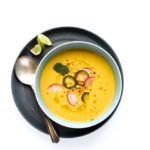 Chilled Vegan Sweet Corn & Cauliflower Bisque