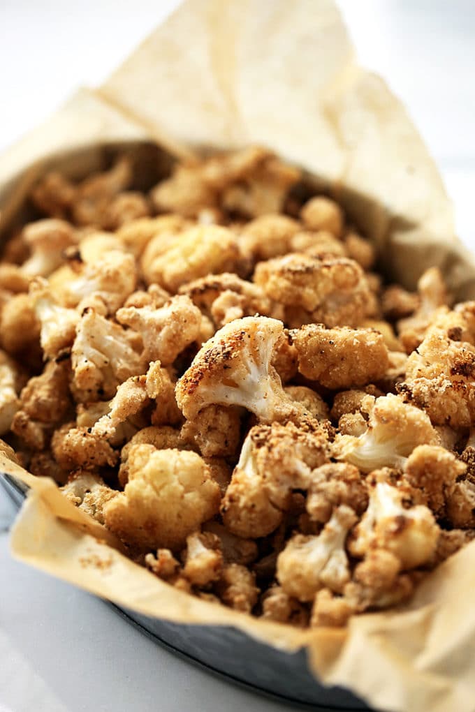 Crispy Salt & Vinegar Cauliflower "Popcorn"