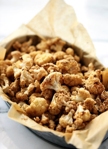 Crispy Salt & Vinegar Cauliflower "Popcorn"