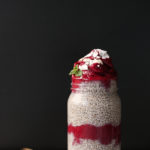 Berry Soft Serve & Vanilla Chia Pudding Parfait