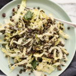 French Lentil, Fennel + Cabbage Detox Salad