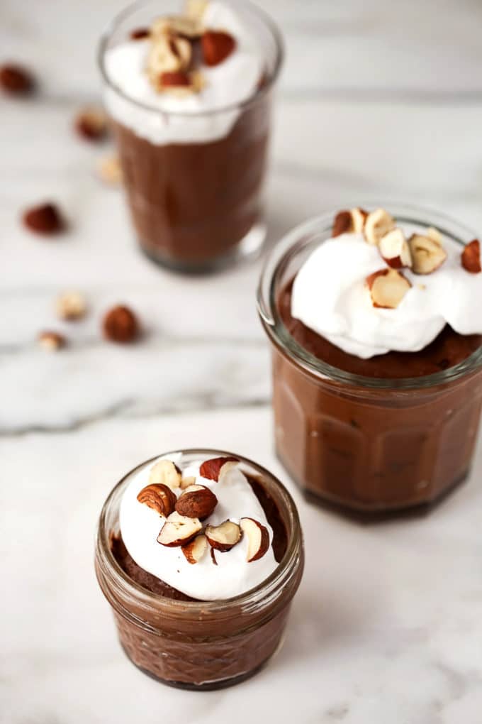 Vegan Hazelnut &amp; Chocolate &amp;quot;Nutella&amp;quot; Pudding - Blissful Basil