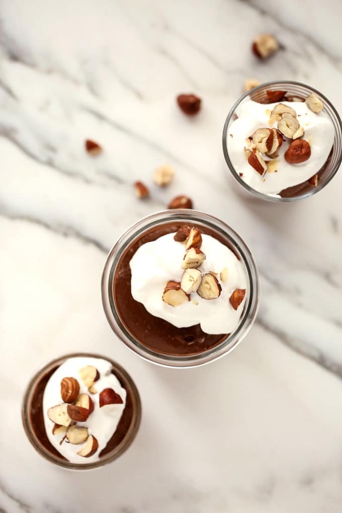 Vegan Hazelnut &amp; Chocolate &amp;quot;Nutella&amp;quot; Pudding - Blissful Basil