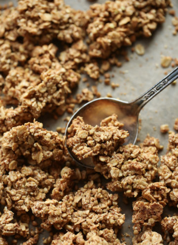 Peanut Butter Maca Granola | Vegan and Gluten-Free
