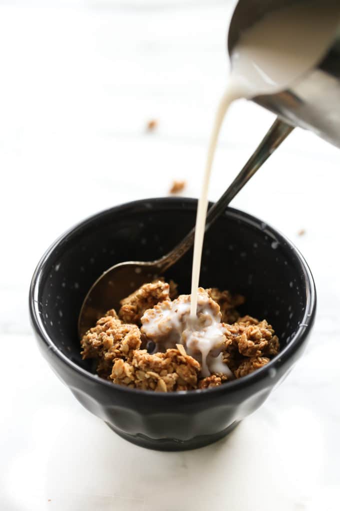 Peanut Butter Maca Granola Clusters | Vegan and Gluten-Free
