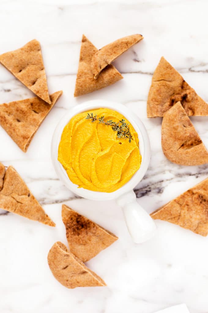 Pumpkin Hummus from The Easy Vegan Cookbook