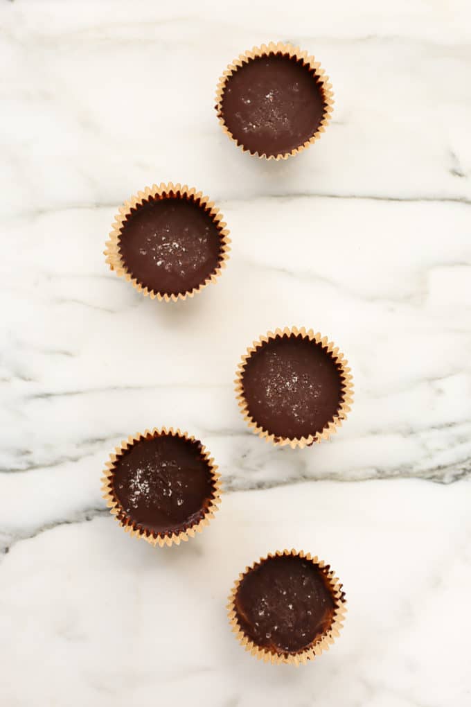 Jumbo Pumpkin Spice Caramel Cups | Vegan, Gluten-Free