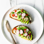 Avocado Toast with Radish, Basil, and Coconut Mayonnaise from Coconut Kitchen + A Giveaway