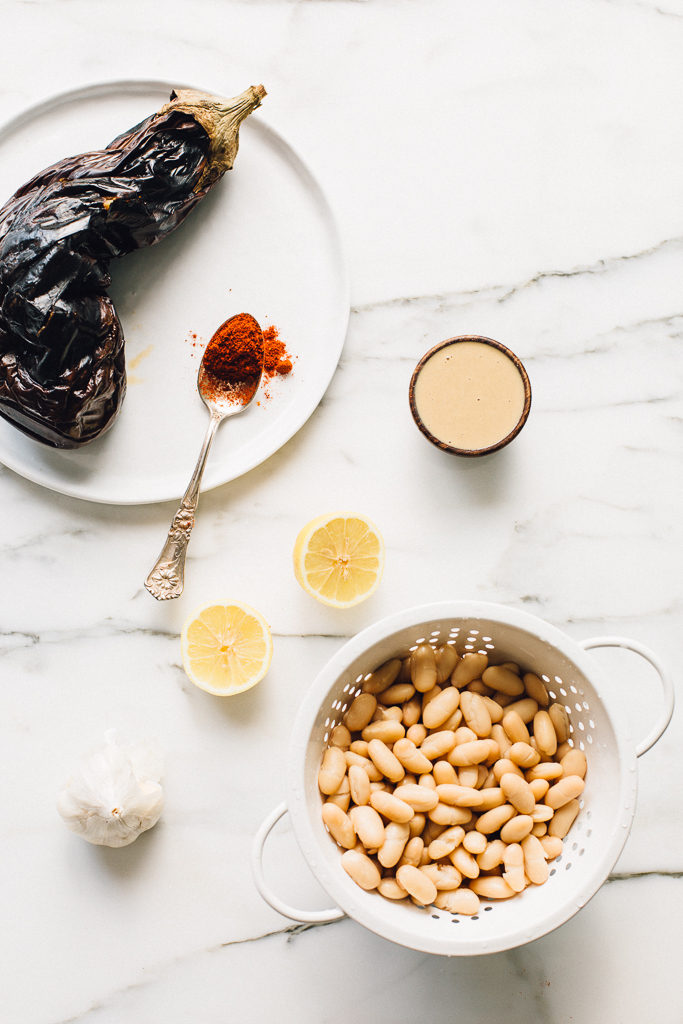 Smoky Eggplant and White Bean Hummus