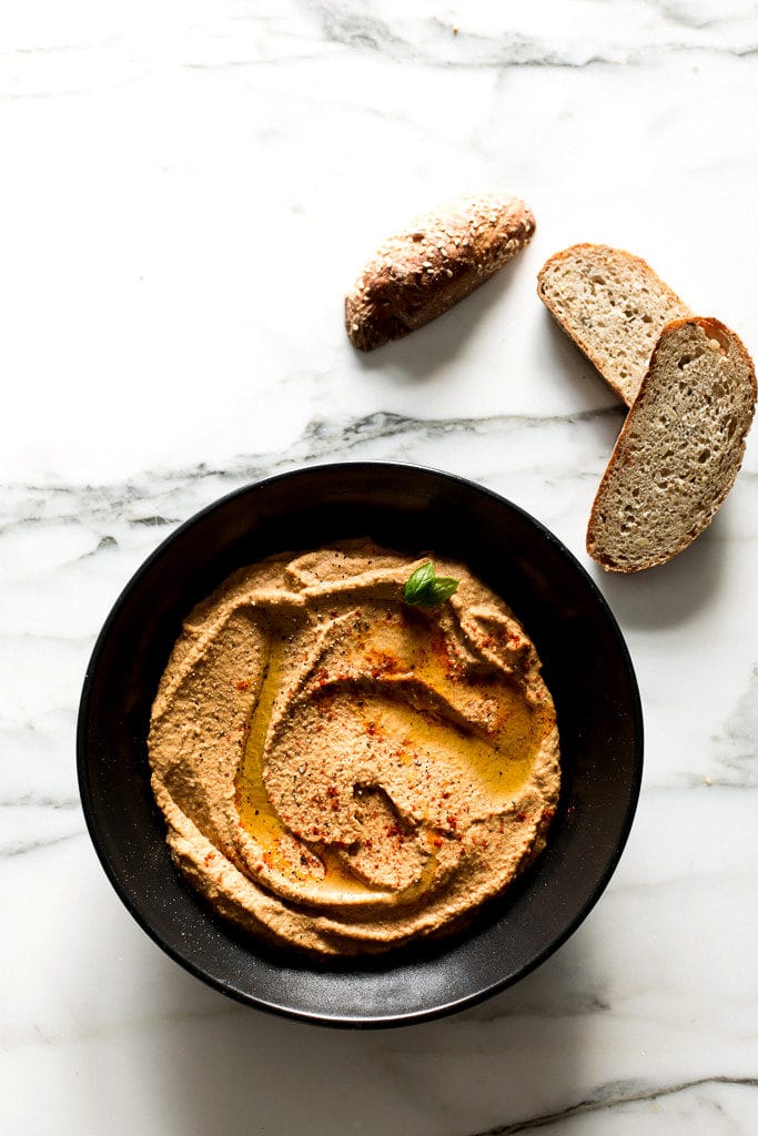 Smoky Eggplant and White Bean Hummus