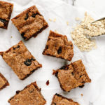 Vegan & Gluten-Free Oatmeal Raisin Cookie Bars