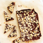 Vegan Peanut Butter Caramel Snickers Bark