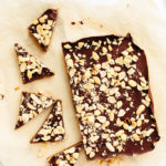 Vegan Caramel, Peanut Butter, and Chocolate Bark