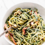 Raw Power Zucchini Noodles with Hemp Seed Alfredo | vegan, gluten-free