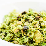 Creamy Curried Broccoli & Brussels Sprout Detox Slaw | Vegan