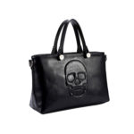 Giveaway: Mechaly Skully Black Vegan Leather Handbag