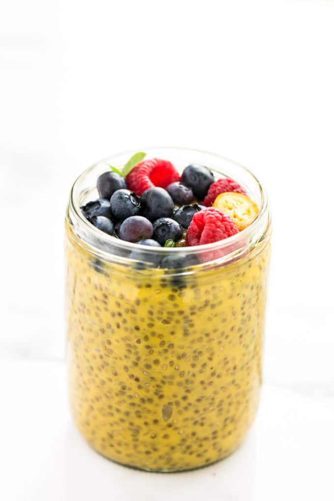 Morning Mango Chia Pudding Cups