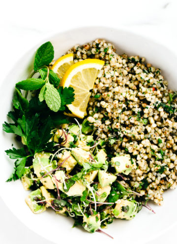 Green Goddess Revitalization Bowl with Herbed Buckwheat