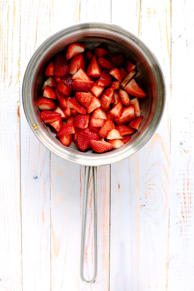 Almond Butter and Strawberry Jam Swirl Smoothie