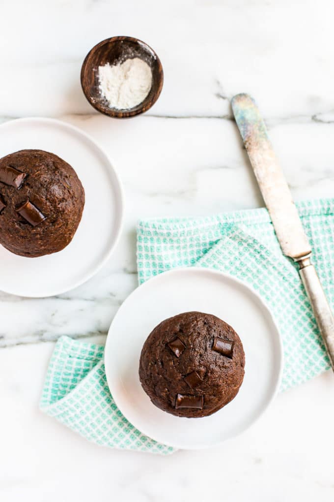 Double Chocolate Zucchini Muffins from the Love + Lemons Cookbook