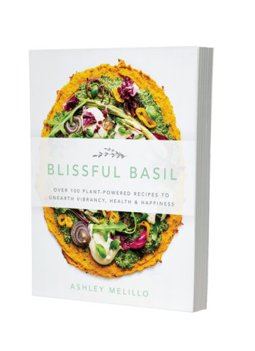 Blissful Basil Cookbook 3D Front Cover