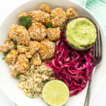 Crispy Cauliflower Power Bowls with Cilantro-Lime Rice