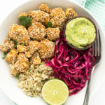 Crispy Cauliflower Power Bowls with Cilantro-Lime Brown Rice