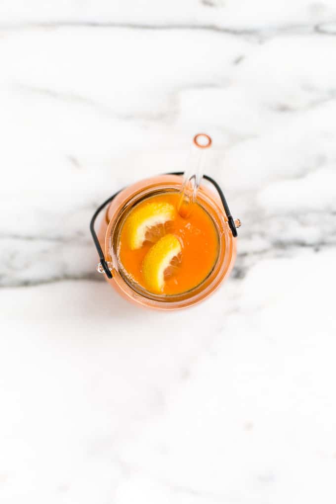 Uplifting Mango, Carrot & Ginger Smoothie