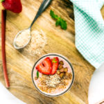 Strawberry-Rhubarb Pie à la Mode Smoothie