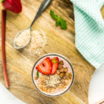 Strawberry-Rhubarb Pie a la Mode Smoothie