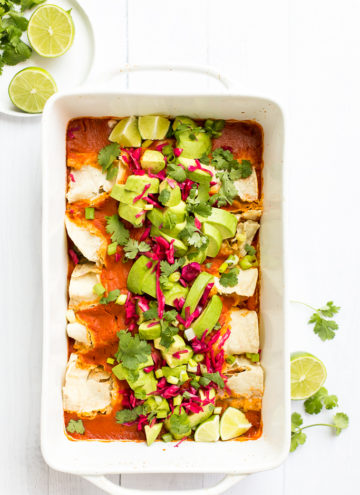 The Best Vegan Enchiladas from Minimalist Baker Cookbook