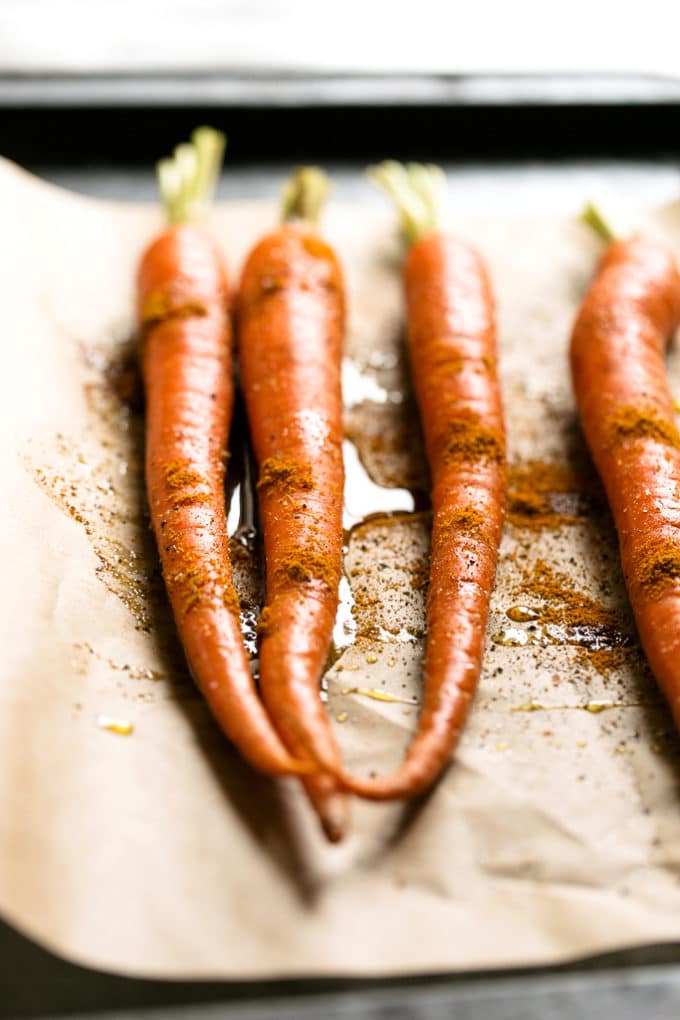 Carrot, Walnut & Red Lentil Hummus | A savory, spiced, and protein-packed snack!